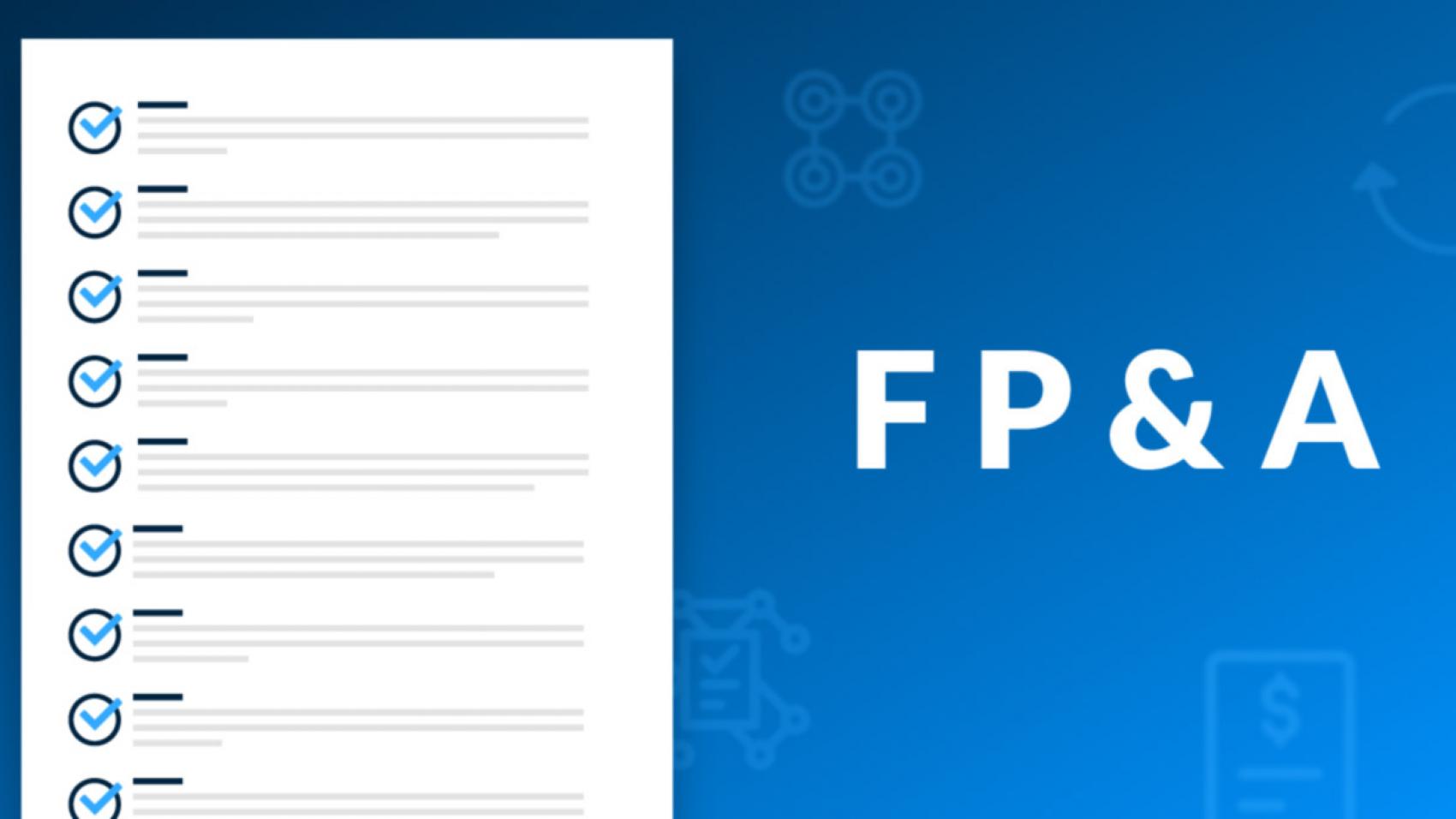 nine steps to simplify your FP&A process