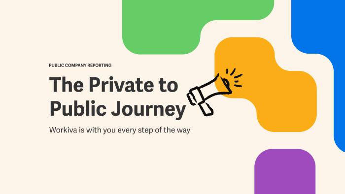 Pre-IPO private to public journey