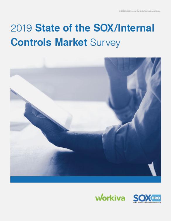 2019 State of the SOX/Internal Controls Market Survey