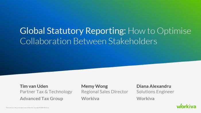 Global Statutory Reporting webinar title slide