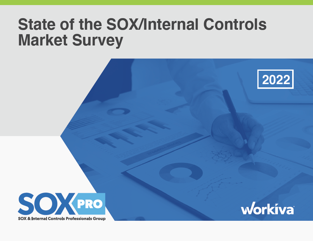 2022 State of the SOX/Internal Controls Market Survey Report