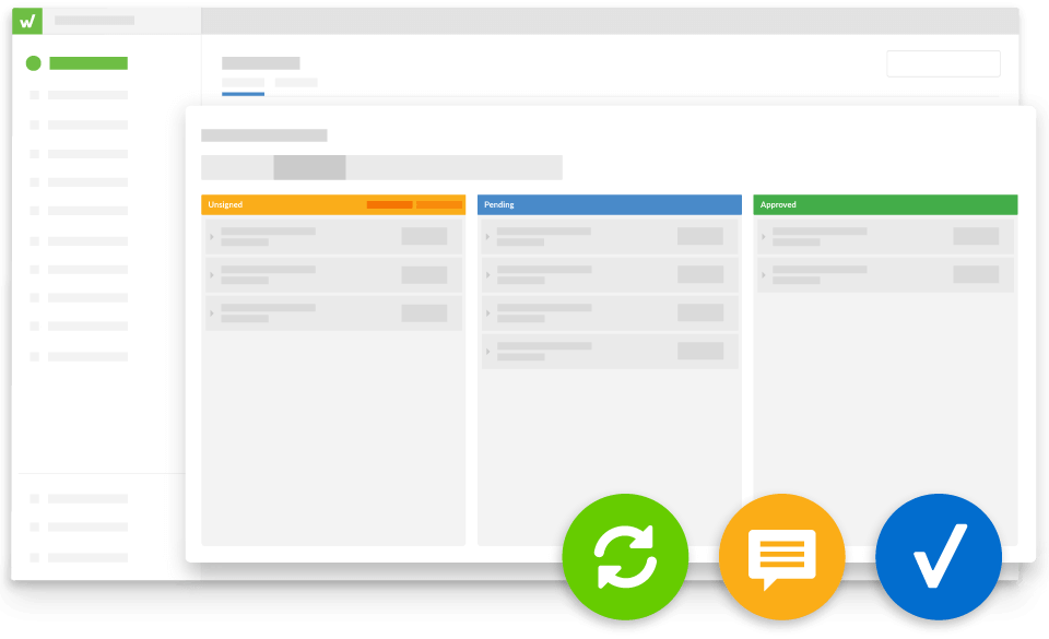 workiva platform interface showing attestation and approval process